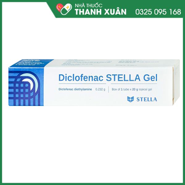 Diclofenac Stella Gel thuốc bôi giảm đau, giảm viêm